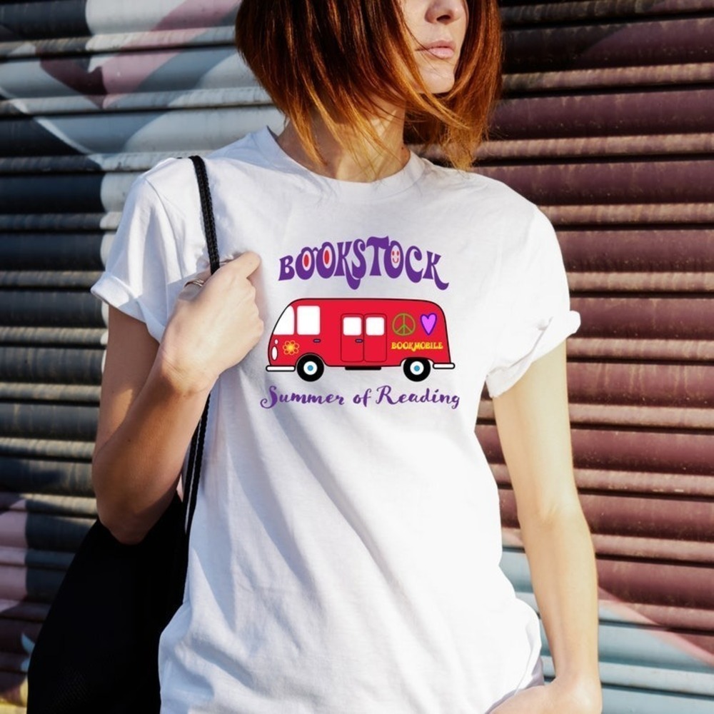 Bookstock T-Shirt Hippies Book Nerds Reading Shirts